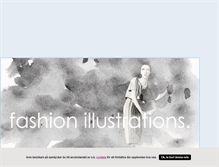 Tablet Screenshot of fashionillustrations.blogg.se