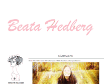 Tablet Screenshot of beatahedberg.blogg.se