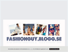 Tablet Screenshot of fashionguy.blogg.se