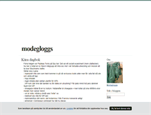 Tablet Screenshot of modegloggs.blogg.se