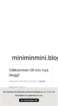 Mobile Screenshot of miniminmini.blogg.se