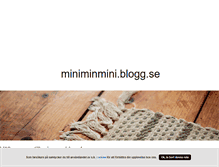 Tablet Screenshot of miniminmini.blogg.se