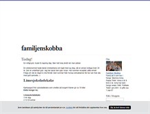 Tablet Screenshot of familjenskobba.blogg.se