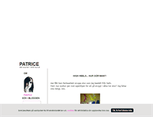 Tablet Screenshot of patrice.blogg.se