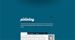Desktop Screenshot of pidisday.blogg.se