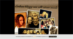 Desktop Screenshot of erikasbloggomalltutommode.blogg.se