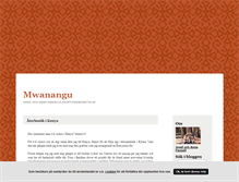 Tablet Screenshot of mwanangu.blogg.se