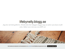 Tablet Screenshot of lifebynelly.blogg.se