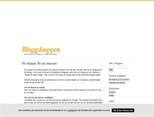 Tablet Screenshot of bloggshoppen.blogg.se