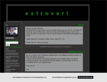 Tablet Screenshot of extrovert.blogg.se