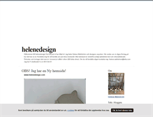 Tablet Screenshot of hewadesign.blogg.se