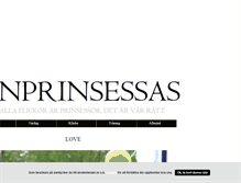 Tablet Screenshot of enprinsessas.blogg.se