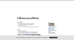 Desktop Screenshot of lillemore.blogg.se