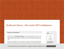 Tablet Screenshot of hedlundshorna.blogg.se