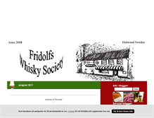 Tablet Screenshot of fridolfswhiskysociety.blogg.se