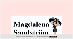 Desktop Screenshot of maagda.blogg.se