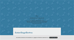 Desktop Screenshot of entavlingellertva.blogg.se