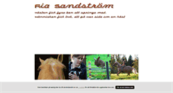 Desktop Screenshot of fiasandstrom.blogg.se