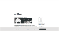 Desktop Screenshot of kortfilmer.blogg.se