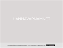 Tablet Screenshot of hannavarnamnet.blogg.se