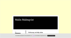 Desktop Screenshot of malmqvistmalin.blogg.se