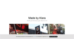Desktop Screenshot of madebyklara.blogg.se