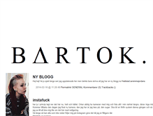 Tablet Screenshot of bartok.blogg.se