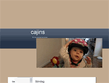 Tablet Screenshot of cajins.blogg.se