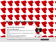 Tablet Screenshot of mikaboston.blogg.se