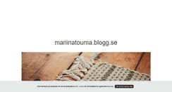 Desktop Screenshot of mariinatouma.blogg.se