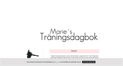 Desktop Screenshot of mariesfitness.blogg.se