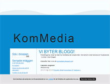 Tablet Screenshot of kommedia.blogg.se