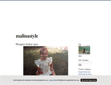 Tablet Screenshot of malinastyle.blogg.se