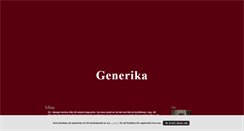 Desktop Screenshot of generika.blogg.se