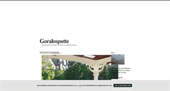 Desktop Screenshot of goralosputte.blogg.se