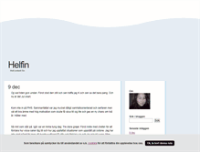 Tablet Screenshot of helfin.blogg.se