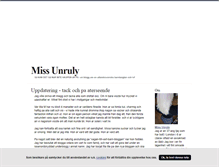 Tablet Screenshot of missunruly.blogg.se