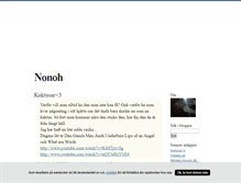 Tablet Screenshot of nonoh.blogg.se
