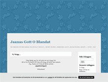 Tablet Screenshot of jaanasgottoblandat.blogg.se