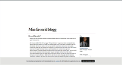 Desktop Screenshot of minfavoritblogg.blogg.se