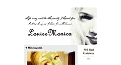 Desktop Screenshot of louisemonica.blogg.se