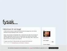 Tablet Screenshot of fysak.blogg.se
