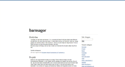 Desktop Screenshot of barnsagor.blogg.se