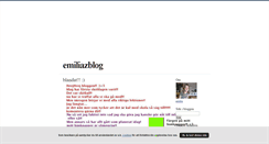 Desktop Screenshot of emiliazblog.blogg.se