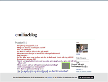Tablet Screenshot of emiliazblog.blogg.se
