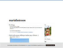 Tablet Screenshot of mariafastesson.blogg.se