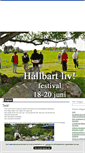 Mobile Screenshot of hallbartliv.blogg.se