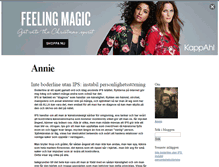 Tablet Screenshot of annie.blogg.se