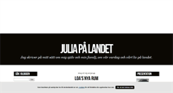 Desktop Screenshot of juliapalandet.blogg.se