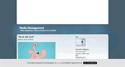 Desktop Screenshot of mediamanagement.blogg.se